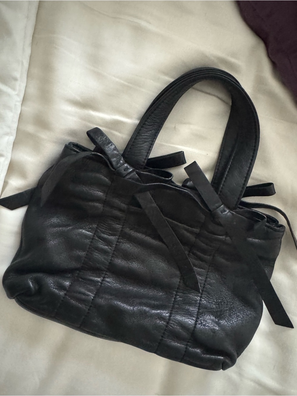 DKNY mini bows bag